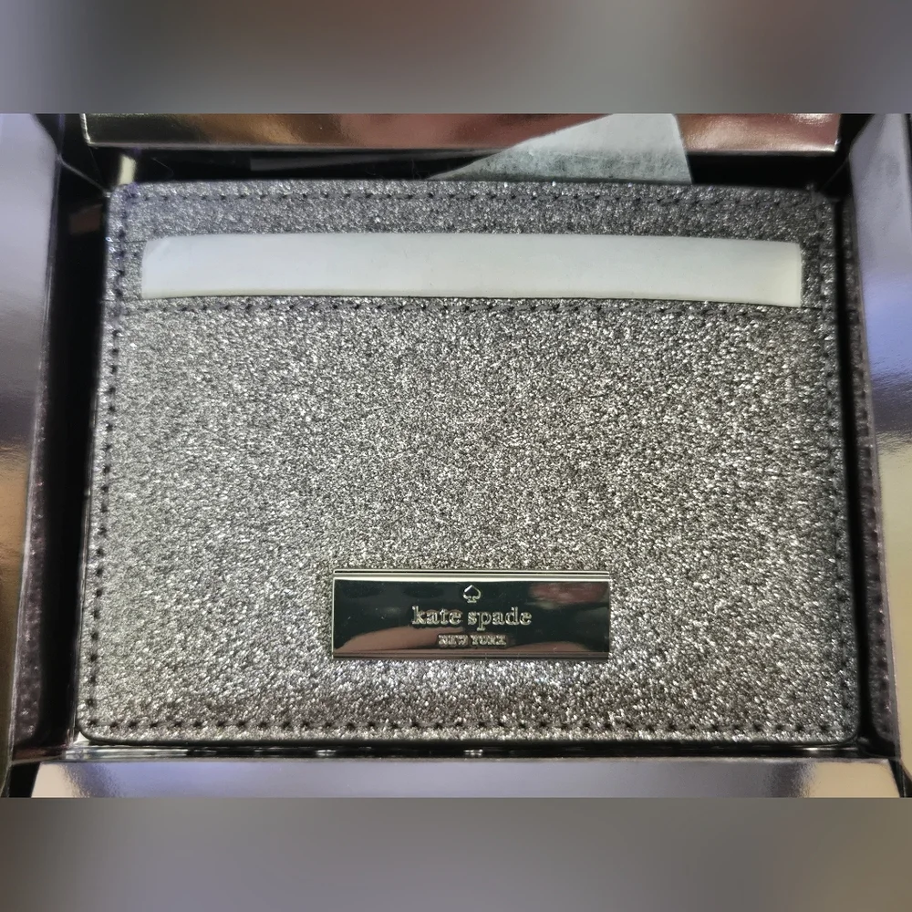 Kate Spade NWT Glitter Cardholder - Picture 4 of 8